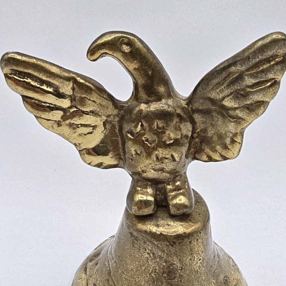 Vintage‎ Eagle Cast Brass Bell Bird - Picture 2 of 9
